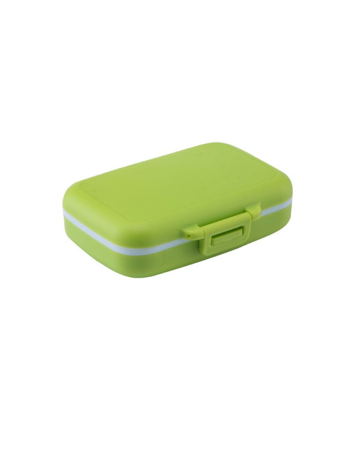 Newborn Baby Baby Souvenir Plastic Lanugo Baby Teeth Collection Storage Box Children Creative Gift G-Color:Green-Specifications:Outside Green Inside Red  - Image 1