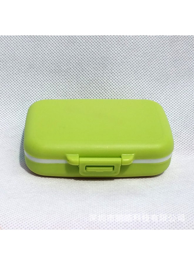 Newborn Baby Baby Souvenir Plastic Lanugo Baby Teeth Collection Storage Box Children Creative Gift G-Color:Green-Specifications:Outside Green Inside Red  - Image 5