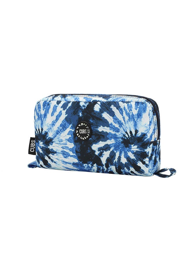 CUBS Tie Dyed Waterproof pencil case pouch with zip closure - Image 2