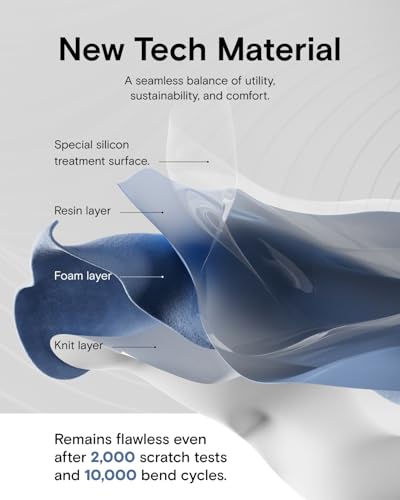 MOFT Snap Case MOVAS™ for iPhone 16 Pro Max Case, Compatible with MagSafe, Magnetic Premium Vegan Leather Phone Case with Smooth Feeling, Enduring Color Minimalist 6.9 inch Protective Case, Misty Cove - Image 4