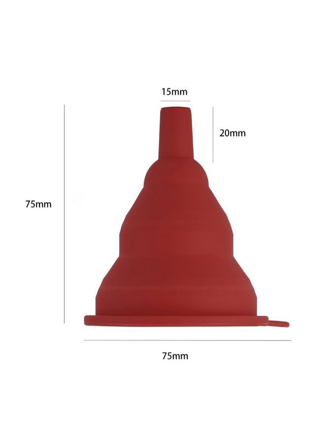NIBEMINENT Foldable Funnel Hopper Brown 7.5x7.5x4centimeter - Image 3