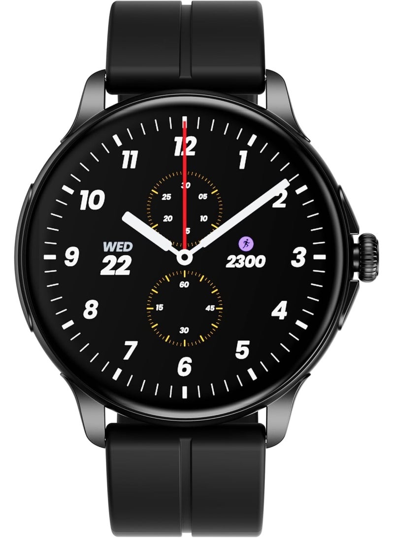 HMD WATCH X1 Smartwatch, 1.43" AMOLED Display, 5 Day Battery, 700+ Sports Mode via HMD Watch App, IP68 Dust Water Resistant, Health Monitor, Sleep Score, Fitness Tracker, iOS Android (Black) black - Image 2
