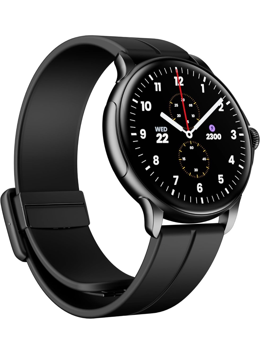 HMD WATCH X1 Smartwatch, 1.43" AMOLED Display, 5 Day Battery, 700+ Sports Mode via HMD Watch App, IP68 Dust Water Resistant, Health Monitor, Sleep Score, Fitness Tracker, iOS Android (Black) black