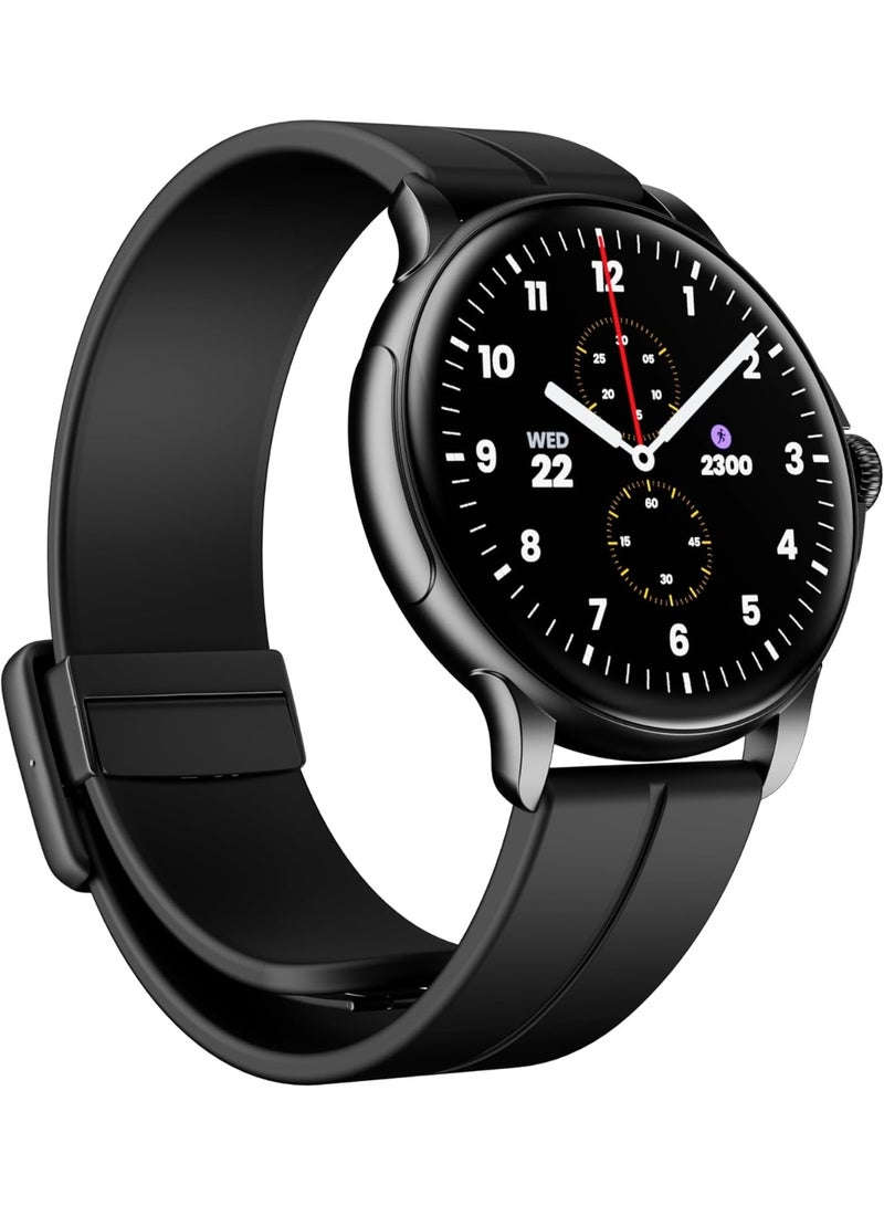 HMD WATCH X1 Smartwatch, 1.43" AMOLED Display, 5 Day Battery, 700+ Sports Mode via HMD Watch App, IP68 Dust Water Resistant, Health Monitor, Sleep Score, Fitness Tracker, iOS Android (Black) black - Image 1