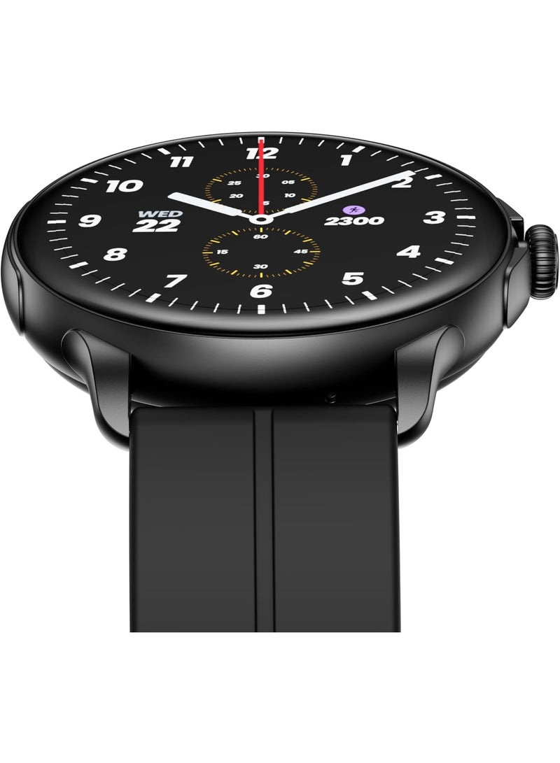 HMD WATCH X1 Smartwatch, 1.43" AMOLED Display, 5 Day Battery, 700+ Sports Mode via HMD Watch App, IP68 Dust Water Resistant, Health Monitor, Sleep Score, Fitness Tracker, iOS Android (Black) black - Image 3