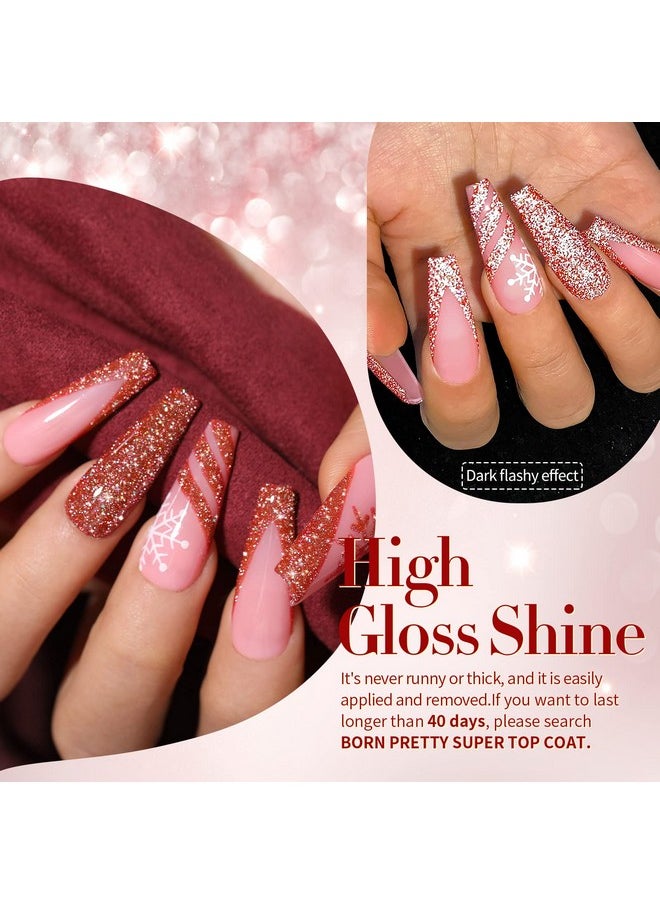 Born Pretty - Reflective Glitter Gel Polish Colorful Sparkly Shiny Disco Dj Led Gel Nail Polish Nail Varnish 6Pcs 10Ml - Image 1