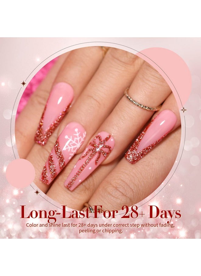 Born Pretty - Reflective Glitter Gel Polish Colorful Sparkly Shiny Disco Dj Led Gel Nail Polish Nail Varnish 6Pcs 10Ml - Image 1