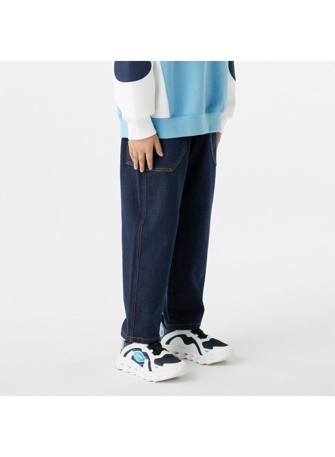 Balabala Boys' Pants Children's Jeans Style Spring/autumn Wear Kids' Pants For Toddlers & Big Kids Boys' Trousers Spring/autumn Collection - Image 3