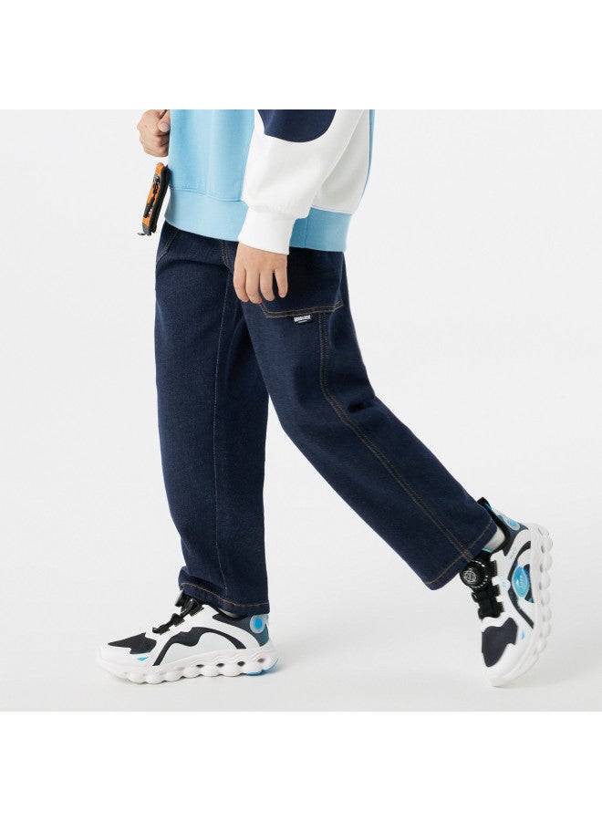 Balabala Boys' Pants Children's Jeans Style Spring/autumn Wear Kids' Pants For Toddlers & Big Kids Boys' Trousers Spring/autumn Collection - Image 4