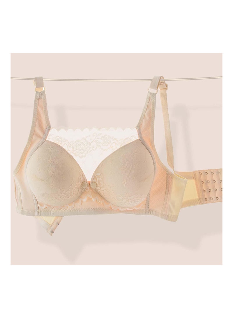 SYOSI Maternity Nursing Bras Comfortable Wireless Bra Night Sleep Top Sleeping Nursing Bras for Breastfeeding Maternity Bra for Pregnancy Seamless Bralette Brassiere Breathable Wirefree 38/85 - Image 5