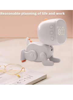 ماركة غير محددة ساعه منبه ديناصور رقمية للأطفال للصبيان والبنات، ساعة bedside LED مع شاشة رقمية، 3 إعدادات منبه، 5 أصوات، ضوء للإستيقاظ وضوء ليلي للأطفال، بيج.  - Image 5