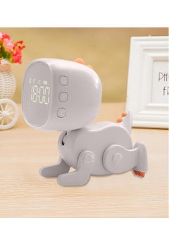 ماركة غير محددة ساعه منبه ديناصور رقمية للأطفال للصبيان والبنات، ساعة bedside LED مع شاشة رقمية، 3 إعدادات منبه، 5 أصوات، ضوء للإستيقاظ وضوء ليلي للأطفال، بيج.  - Image 3