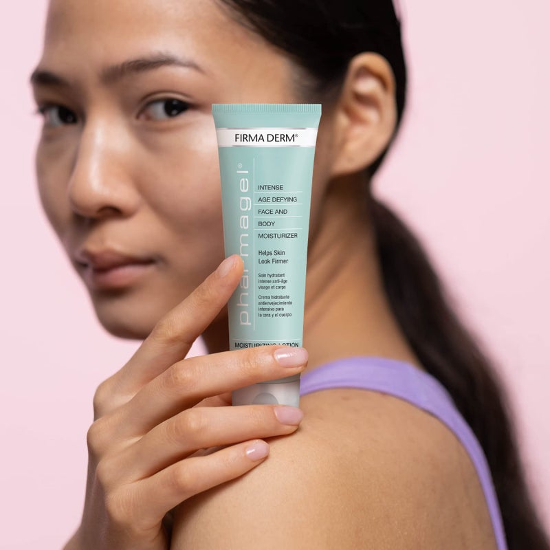 Pharmagel Firmaâ€¯Derm Antiâ€‘Aging Lotion â€“ Daily Vitamin A+C+E Moisturizer for Firmer, Younger-Looking Skin â€“ Botanical Firming & Hydrating Body & Face Cream â€“ 8.5â€¯flâ€¯oz - Image 3