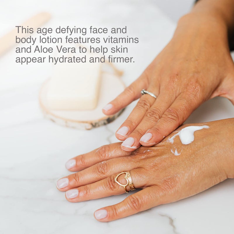 Pharmagel Firmaâ€¯Derm Antiâ€‘Aging Lotion â€“ Daily Vitamin A+C+E Moisturizer for Firmer, Younger-Looking Skin â€“ Botanical Firming & Hydrating Body & Face Cream â€“ 8.5â€¯flâ€¯oz - Image 4