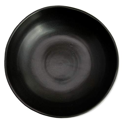 RoRo 8" Handmade Ceramic Pasta Bowls – Matte Black, Set of 2 Artisan Serving Bowls, Perfect for Pasta, Salad, Cereal, Noodles, Microwave, Oven & Dishwasher Safe - Image 3