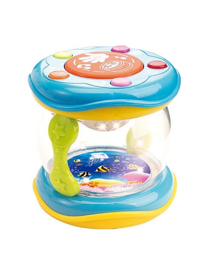 WEofferwhatYOUwant Portable First Drum Musical Instrument Educational Toy For Children Learning And Entertainment. Small Size And Soft Sounding  - Image 1