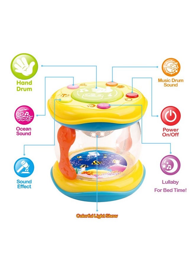 WEofferwhatYOUwant Portable First Drum Musical Instrument Educational Toy For Children Learning And Entertainment. Small Size And Soft Sounding  - Image 2