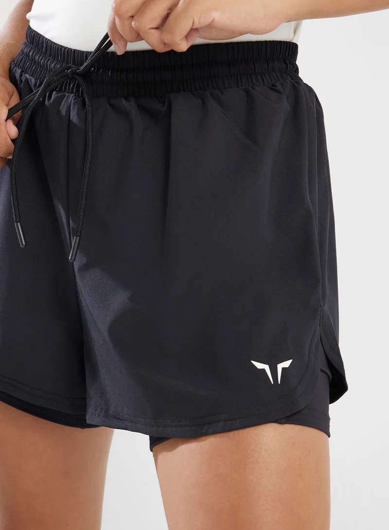 SQUATWOLF 2In1 Essential Logo Shorts
