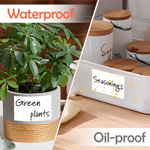 Homrelaxy 180Pcs 4"x6" Labels for Storage Bins, Removable No Residue Large Storage Bin Labels, Waterproof & Oil-Resistant & Tear-Resistant Stickers for Plastic Bins, Boxes, and Cases - Image 3