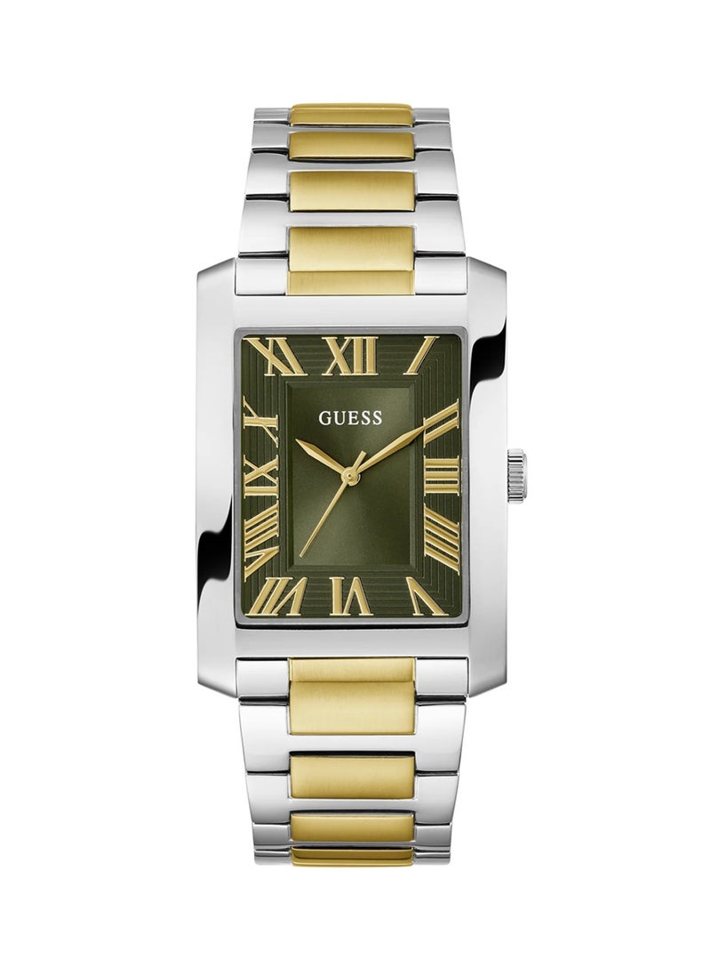 GUESS Clyde Men's Analog Quartz Two tone Stainless Steel Watch GW0896G3 - 34mm  - Image 1