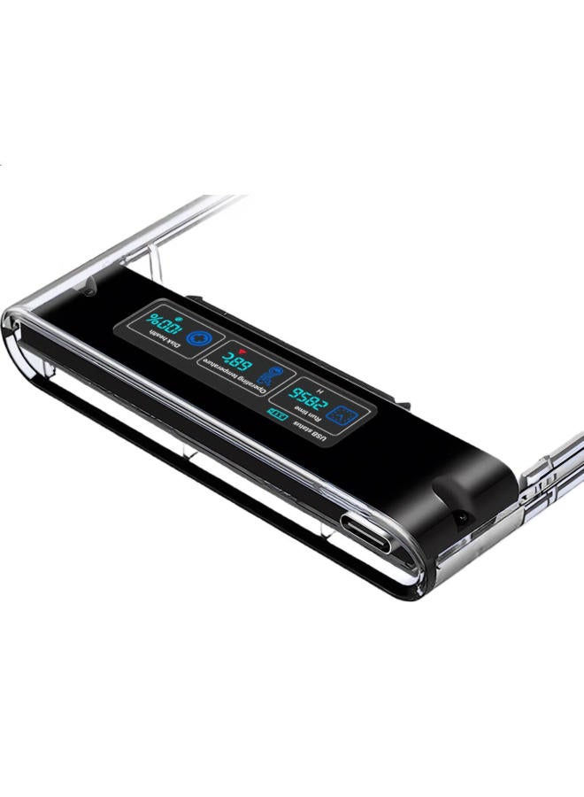 Shuole Digital Display Portable Hard Drive Enclosure, Usb3.0/3.1 Typec, 2.5-Inch External Case, Sata Interface, For Laptops And Desktop Computers, Ssd - Image 2