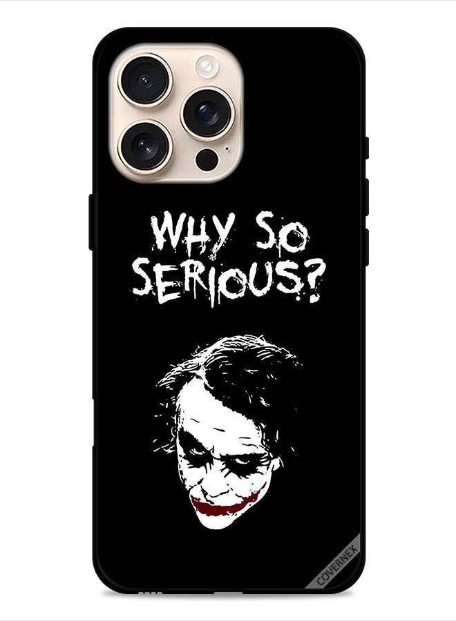 Covernex Apple iPhone 16 Pro Max Protective Case Cover Why So Serious - Image 1
