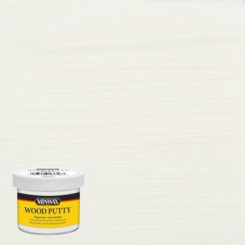 Minwax Wood Putty - 3.75 oz, White, Non-Hardening Repair Putty for Wood - Image 2