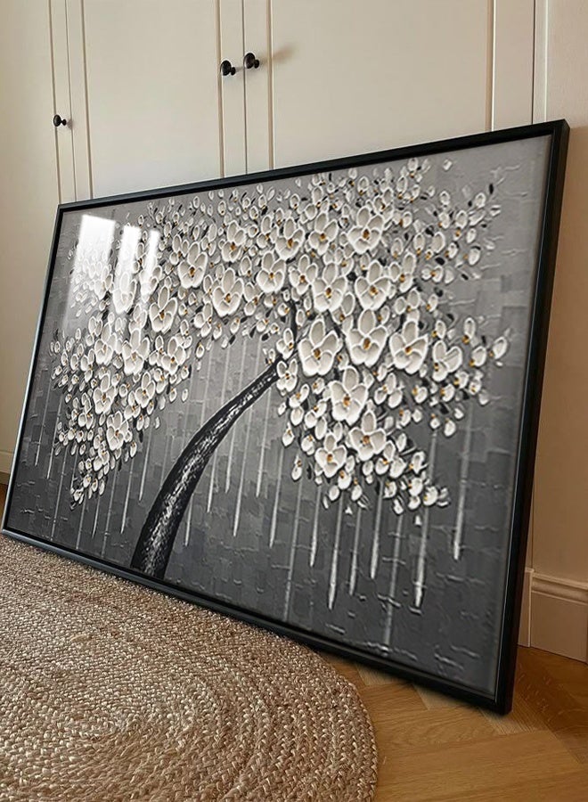 4gdran A luxurious wooden wall panel of fine art design with a frame and a transparent acrylic layer - Image 2