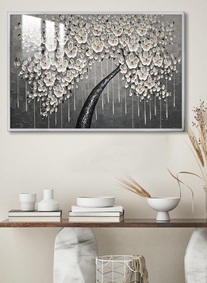 4gdran A luxurious wooden wall panel of fine art design with a frame and a transparent acrylic layer - Image 3