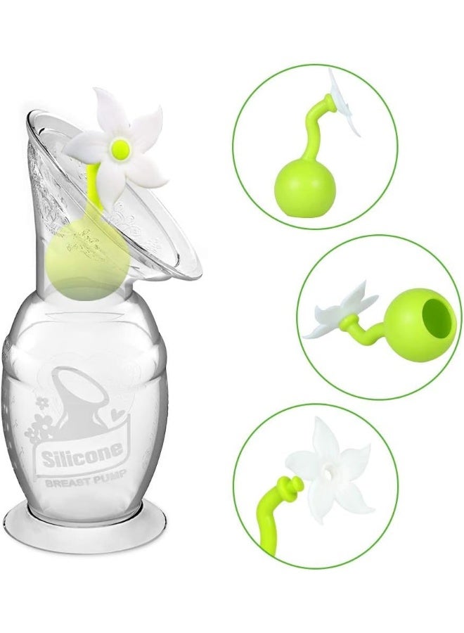 Haakaa Silicone Breast Pump Flower Stopper, White, 12.1 g - Image 2