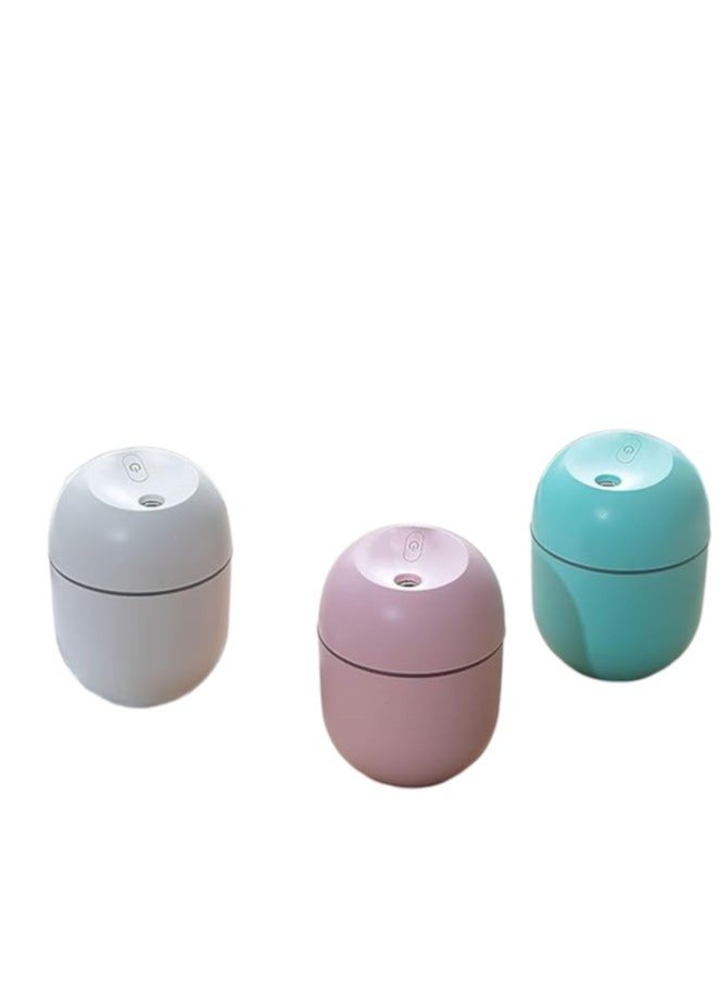 Mini Air Humidifier for Bedroom with 7 Color LED Night Light, Quiet and Sleep-Friendly Air Humidifier with Night Light Function and 2 Mist Modes - Image 1