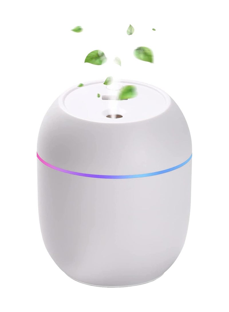 Mini Air Humidifier for Bedroom with 7 Color LED Night Light, Quiet and Sleep-Friendly Air Humidifier with Night Light Function and 2 Mist Modes - Image 2