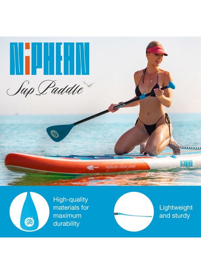 niphean Sup Paddle, 3-Pieces Detachable Floating Paddle Board Paddle, Lightweight & Durable Ora, 66''-82'' Adjustable SUP Paddles - Image 2