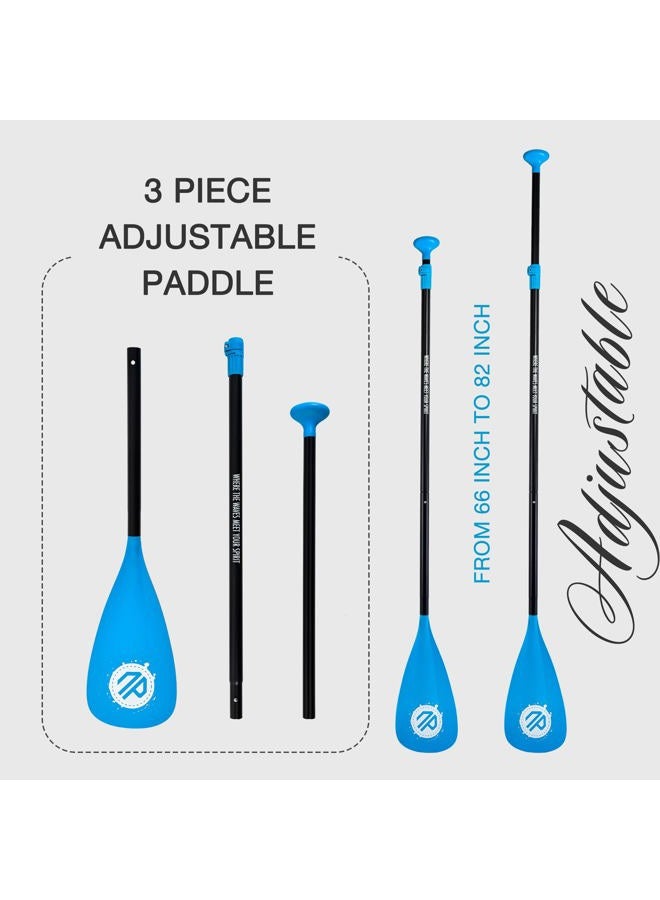 niphean Sup Paddle, 3-Pieces Detachable Floating Paddle Board Paddle, Lightweight & Durable Ora, 66''-82'' Adjustable SUP Paddles - Image 3