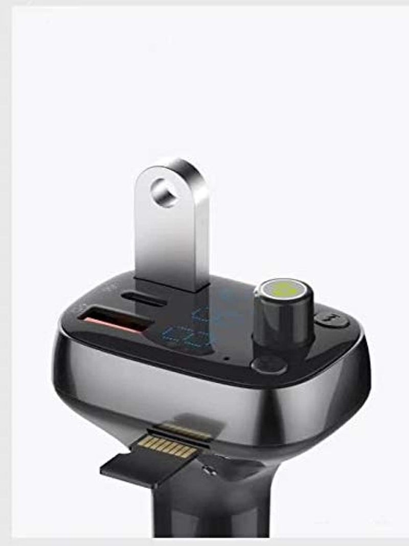 LDNIO C704Q Universal Bluetooth FM transmitter and car charger PD/QC4 + USB Type-C cable - Image 1