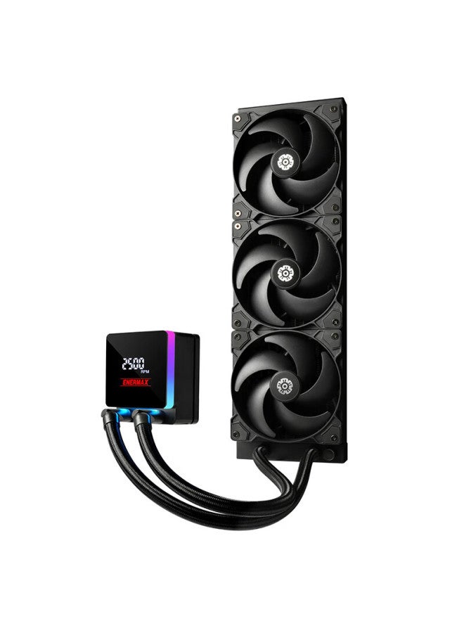 Enermax Xtr360 Rainbow Ryzen All-in Liquid Cooler, Tr4 Upgraded Digital Display Cold Head/550w Tdp/compatible With Workstations, Intel Xeon Amd Threadripper - Image 4