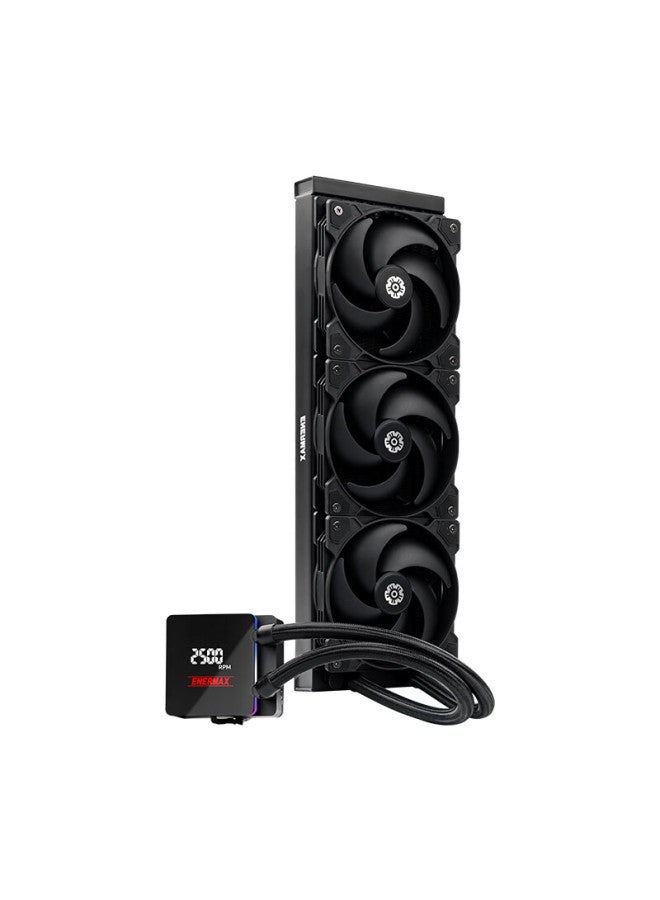 Enermax Xtr360 Rainbow Ryzen All-in Liquid Cooler, Tr4 Upgraded Digital Display Cold Head/550w Tdp/compatible With Workstations, Intel Xeon Amd Threadripper - Image 1