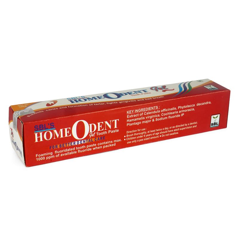 SBL Homeodent Toothpaste Gel 100GM - Fights Gingivitis, Reduces Sensitivity, Prevents Caries, Eliminates Bad Breath, Removes Plaque, and Controls Tartar - Image 3
