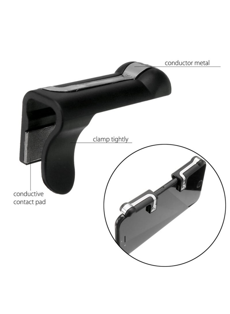 4pcs Metal Phone Gamepad Game Controller Shooter Mobile Gaming Aiming Key Button L1R1 Shooter Trigger For Smartphone  - Image 4