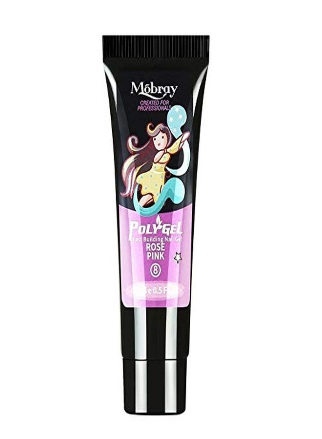 موباري مجموعة موبراي بولي نيل جل مانيكير، مجموعة جل بناء الأظافر، مجموعة تمديد أظافر الأصابع، جل بناء أظافر أكريليك بالأشعة فوق البنفسجية LED (PG-08) - Image 1