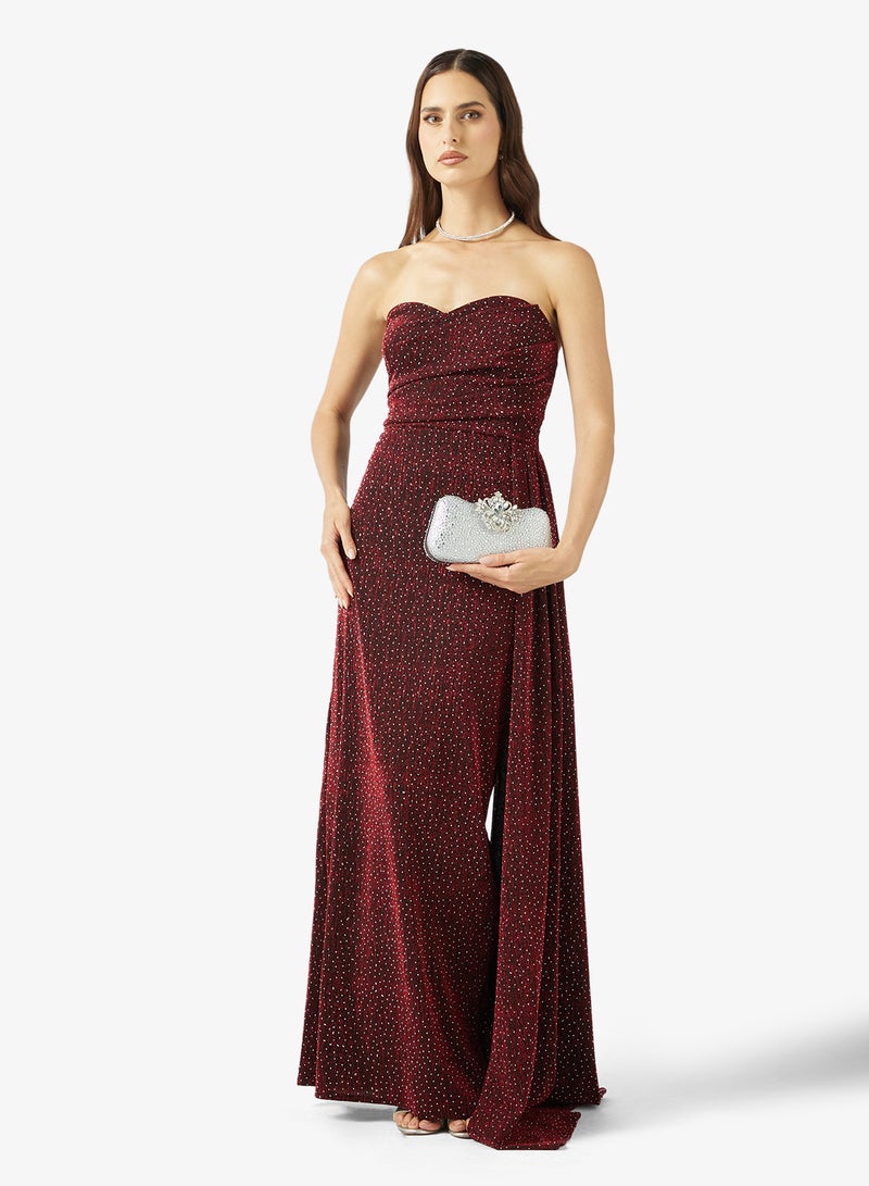 ايلا ليمتد اديشن فستان بياقة على شكل قلب وذيل - Image 4