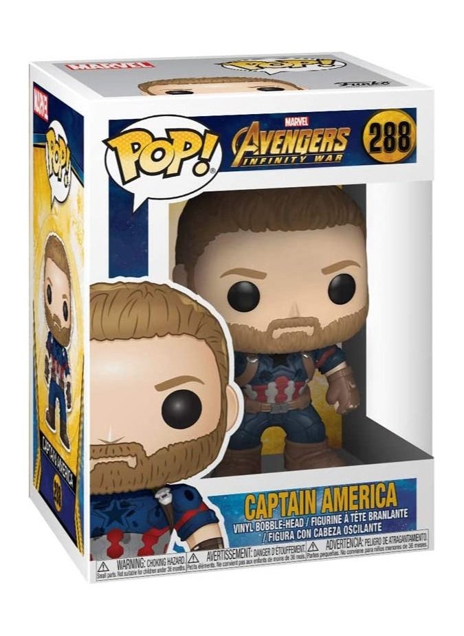 FUNKO POP - Funko Pop! Marvel Avengers Captain America - Image 1