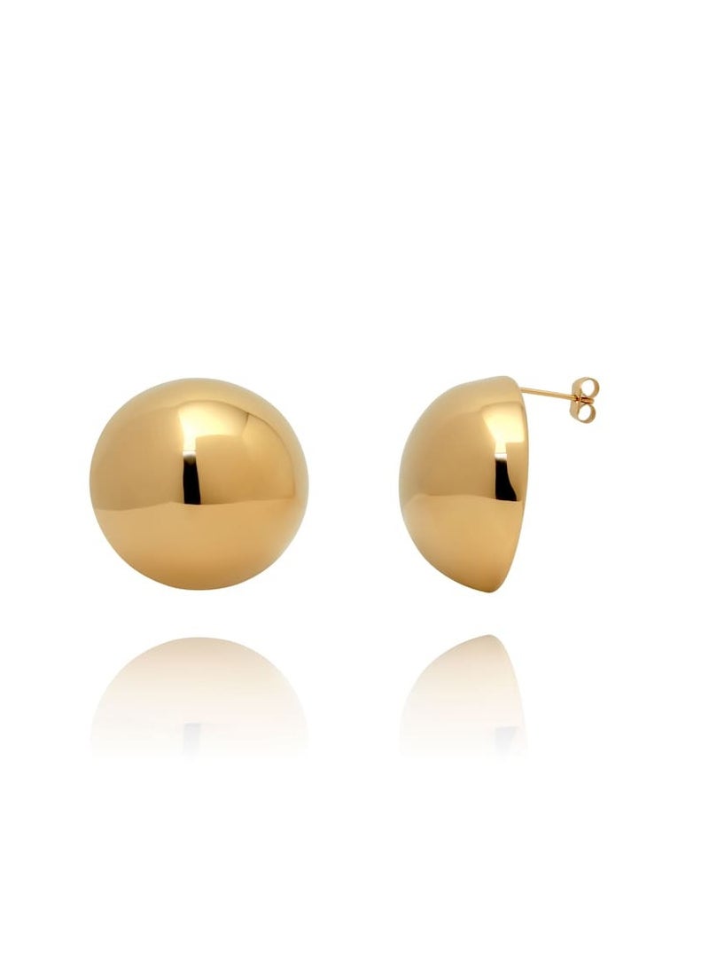 Clé de Lune Futuristic Rounded Bold Earrings  - Image 1