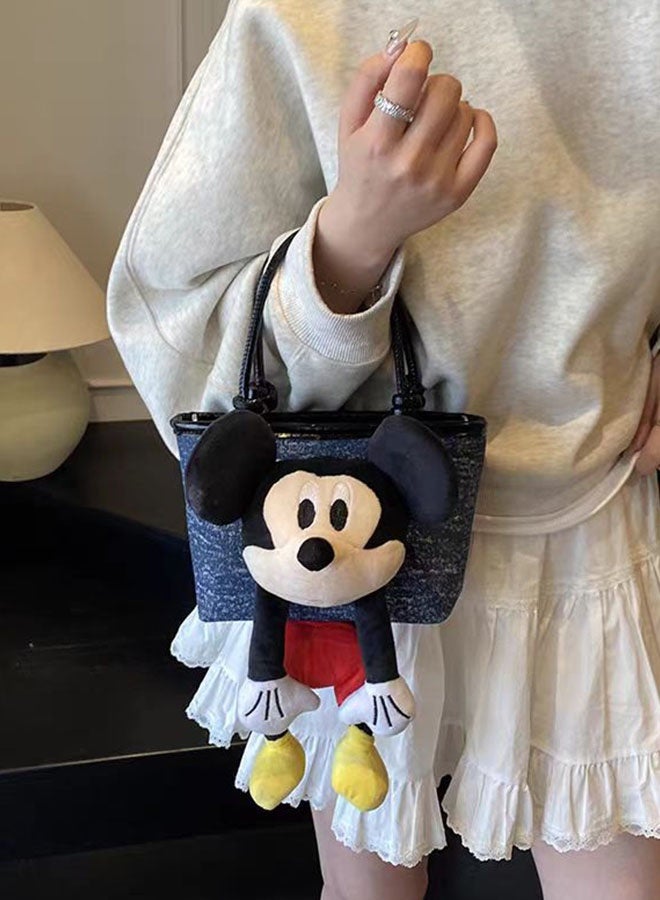 JCB CHIC حقيبة ميكي بوكيت من تصميم مصمم، حقيبة كتف متعددة الوظائف، حقيبة يد كلاسيكية للاستخدام اليومي للسفر في الهواء الطلق وحقيبة ظهر وهدية عيد ميلاد للأطفال - Image 2