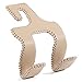 TISOHUGO Upgraded Headrest Hooks for Car 2 in 1 Back Seat Purse Holder Hook Genuine Leather Head Rest Hangers Vehicle Organizer Accessories for Hanging Grocery Bags 1 Pack Beige - Image 2
