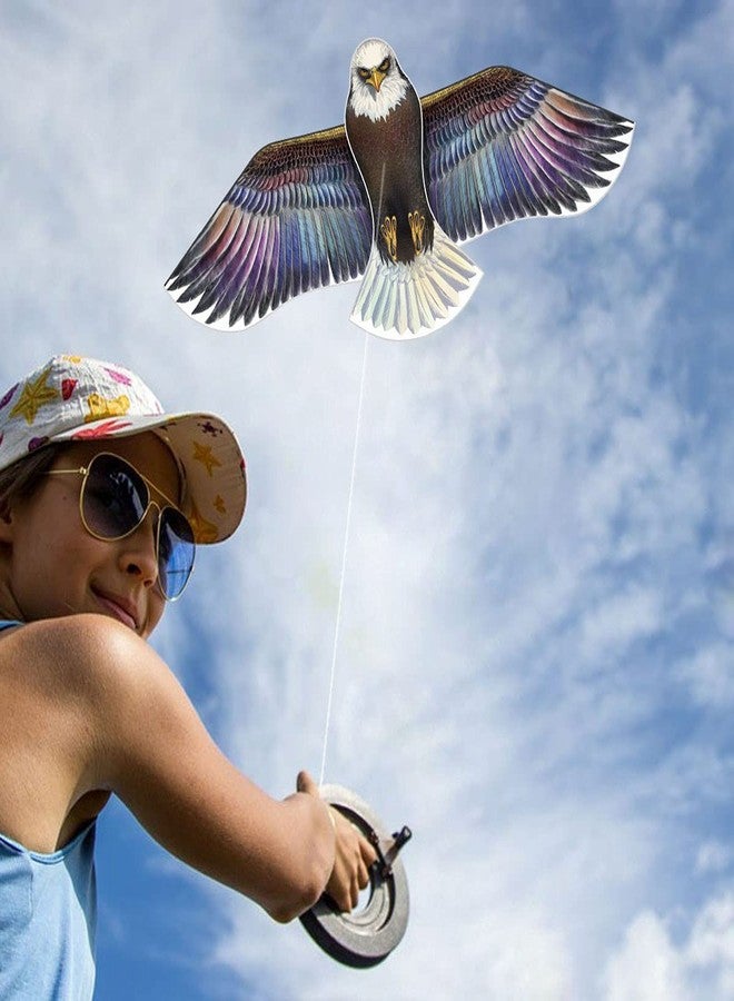 Honbo Eagle Kites for Adults and Kids,Easy to Fly for Beach Trip, Outdoor Activities-Wingspan 73”-200ft Line with Swivel-Bonus Durable Polyester Bag - Image 3