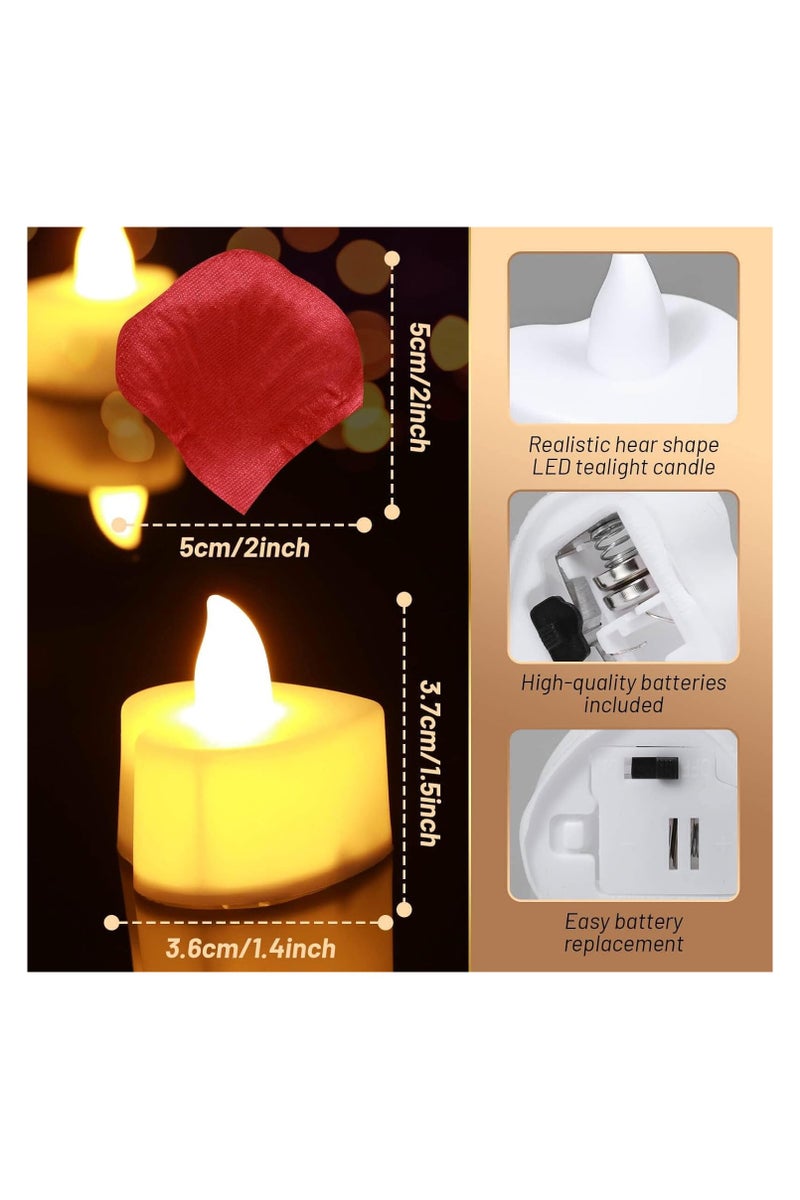 24 Pieces LED Tea Lights Candles, Decorations Special Night Set or Table Décor - Image 4