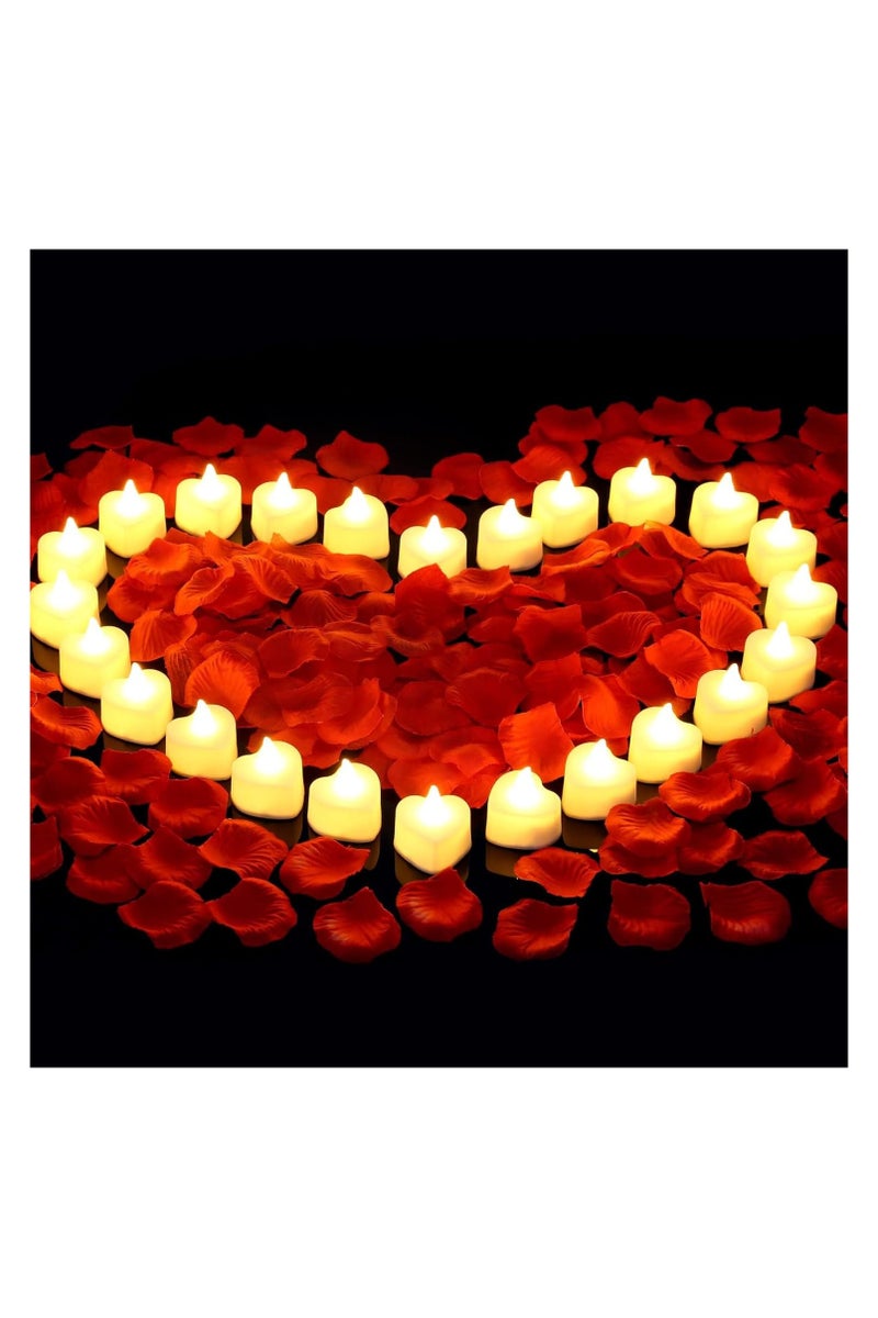 24 Pieces LED Tea Lights Candles, Decorations Special Night Set or Table Décor - Image 1