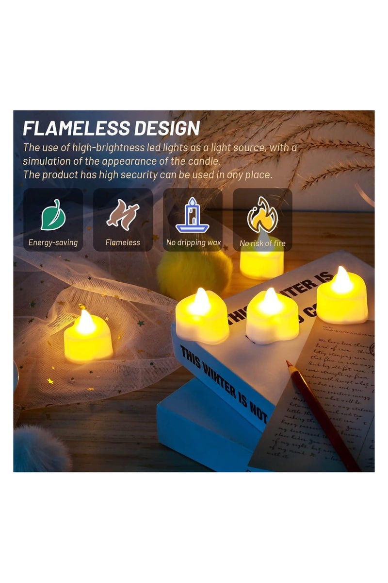24 Pieces LED Tea Lights Candles, Decorations Special Night Set or Table Décor - Image 3