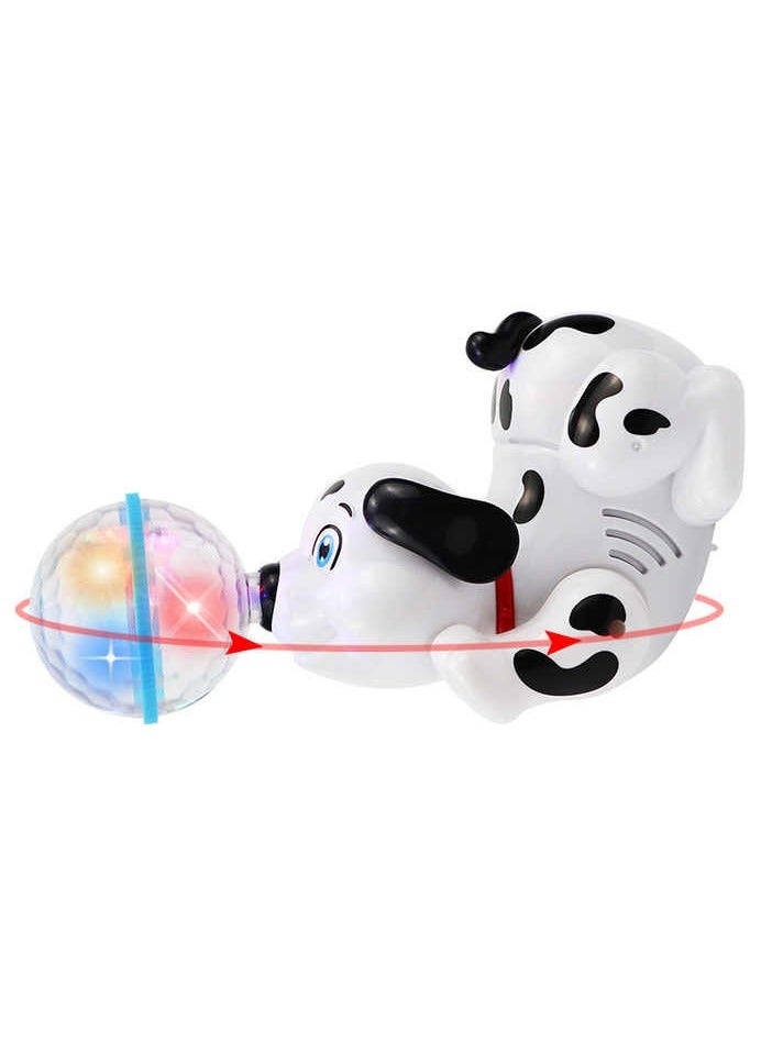 Dancing dog toy with disco light ball for kids - Image 2